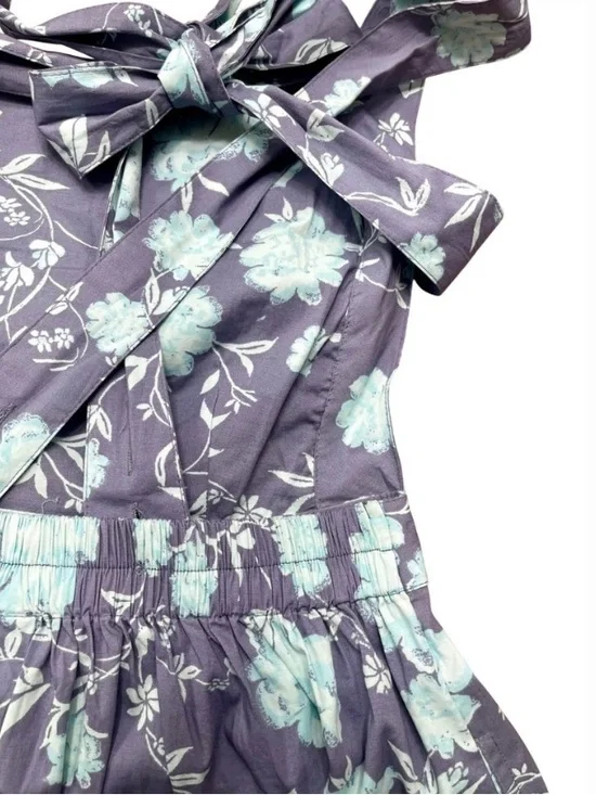 New Free People Meet Me In Maui Sleeveless Minidress in Ocean Combo Size M - Picture 10 of 12